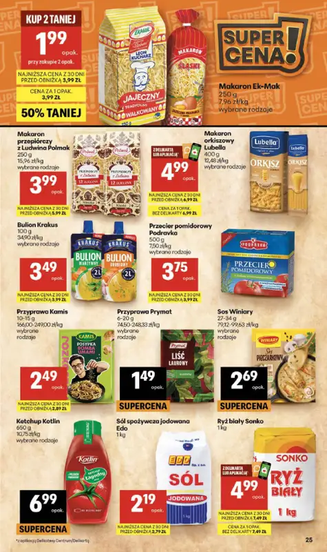 Delikatesy Centrum - gazetka promocyjna Gazetka od czwartku 15.10 do środy 21.10 - strona 25