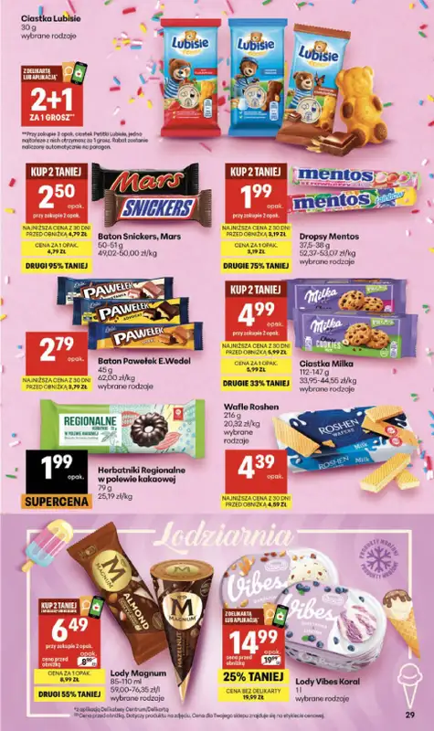 Delikatesy Centrum - gazetka promocyjna Gazetka od czwartku 15.10 do środy 21.10 - strona 29