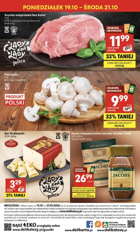 Delikatesy Centrum - gazetka promocyjna Gazetka od czwartku 15.10 do środy 21.10 - strona 40