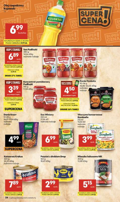 Delikatesy Centrum - gazetka promocyjna Gazetka od czwartku 15.10 do środy 21.10 - strona 24