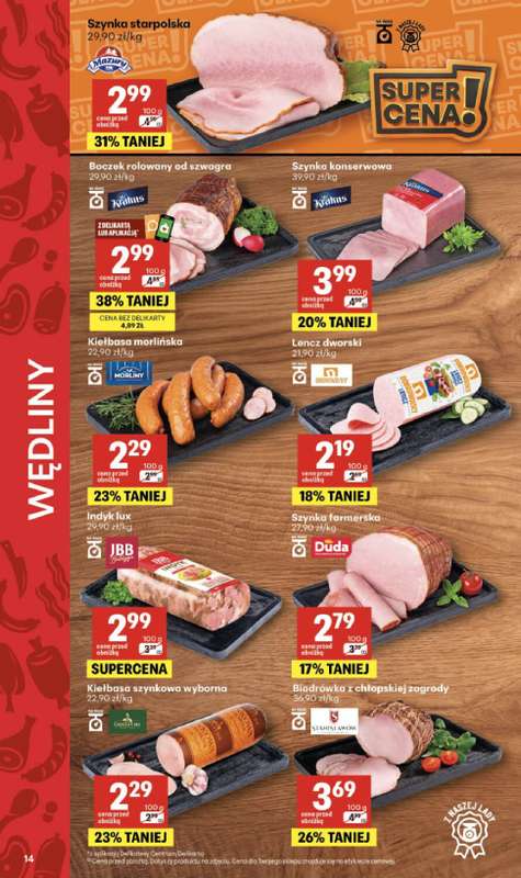 Delikatesy Centrum - gazetka promocyjna Gazetka od czwartku 15.10 do środy 21.10 - strona 14