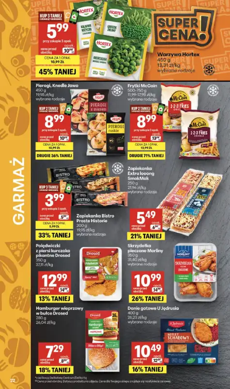 Delikatesy Centrum - gazetka promocyjna Gazetka od czwartku 15.10 do środy 21.10 - strona 22
