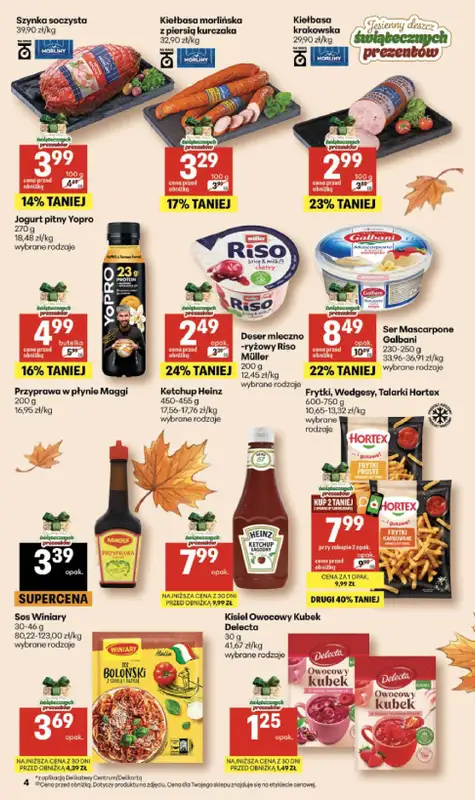 Delikatesy Centrum - gazetka promocyjna Gazetka od czwartku 15.10 do środy 21.10 - strona 4