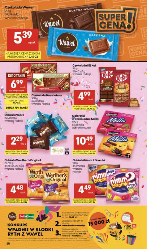 Delikatesy Centrum - gazetka promocyjna Gazetka od czwartku 15.10 do środy 21.10 - strona 28