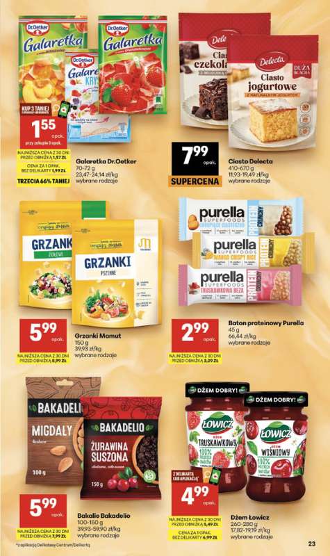 Delikatesy Centrum - gazetka promocyjna Gazetka od czwartku 15.10 do środy 21.10 - strona 23