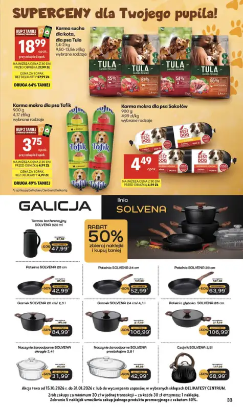 Delikatesy Centrum - gazetka promocyjna Gazetka od czwartku 15.10 do środy 21.10 - strona 33