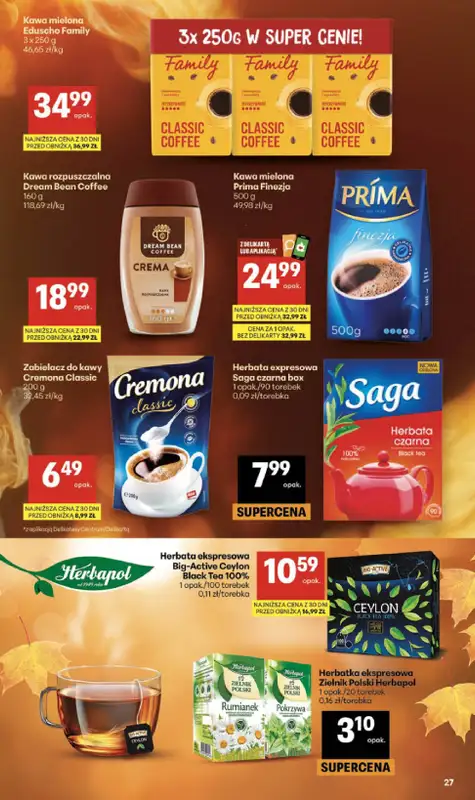 Delikatesy Centrum - gazetka promocyjna Gazetka od czwartku 15.10 do środy 21.10 - strona 27
