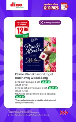 Dino - gazetka promocyjna Specjalna oferta na 12.10.2026 - promocje spoza gazetki od poniedziałku 12.10 do poniedziałku 12.10 - strona 4