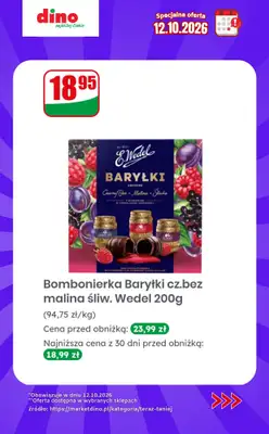 Dino - gazetka promocyjna Specjalna oferta na 12.10.2026 - promocje spoza gazetki od poniedziałku 12.10 do poniedziałku 12.10 - strona 8