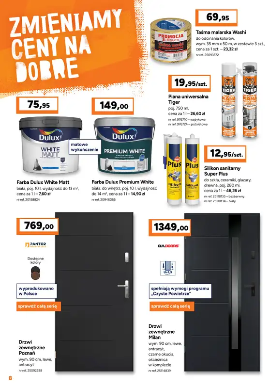Bricoman - gazetka promocyjna Gazetka od poniedziałku 12.10 do niedzieli 08.11 - strona 8