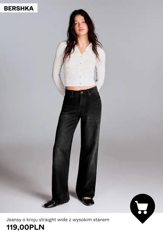 Bershka - gazetka promocyjna Jeansy damskie od 129,00 PLN od poniedziałku 12.10  - strona 3