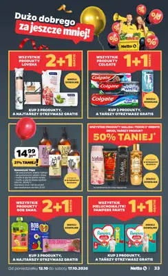 Netto - gazetka promocyjna Gazetka Spożywcza od poniedziałku 12.10 do soboty 17.10 - strona 33