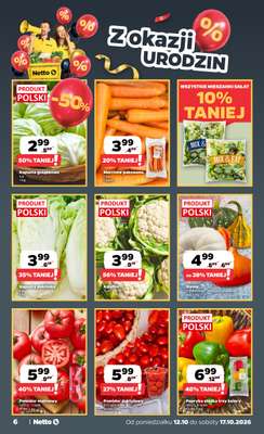 Netto - gazetka promocyjna Gazetka Spożywcza od poniedziałku 12.10 do soboty 17.10 - strona 6