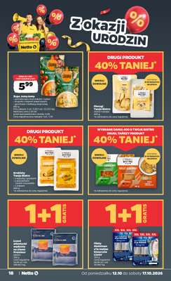Netto - gazetka promocyjna Gazetka Spożywcza od poniedziałku 12.10 do soboty 17.10 - strona 18