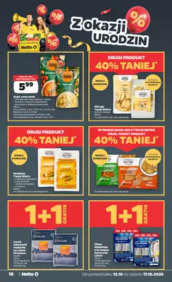 Netto - gazetka promocyjna Gazetka Spożywcza od poniedziałku 12.10 do soboty 17.10 - strona 18