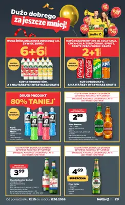 Netto - gazetka promocyjna Gazetka Spożywcza od poniedziałku 12.10 do soboty 17.10 - strona 29