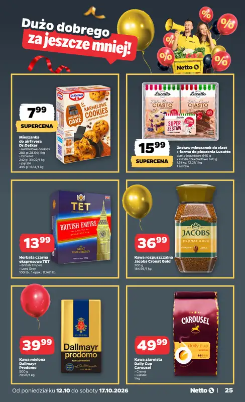 Netto - gazetka promocyjna Gazetka Spożywcza od poniedziałku 12.10 do soboty 17.10 - strona 25