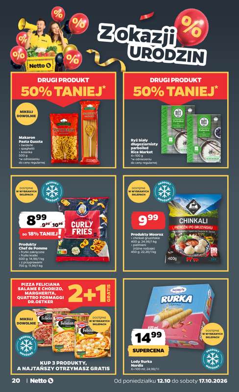 Netto - gazetka promocyjna Gazetka Spożywcza od poniedziałku 12.10 do soboty 17.10 - strona 20