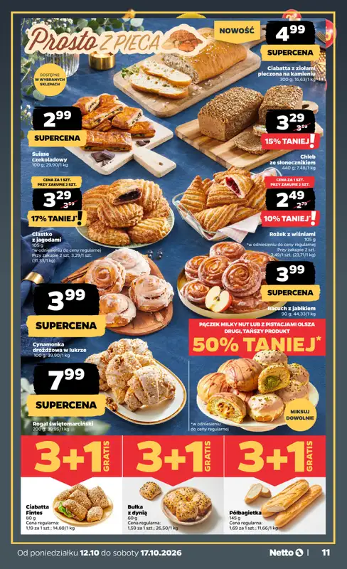 Netto - gazetka promocyjna Gazetka Spożywcza od poniedziałku 12.10 do soboty 17.10 - strona 11