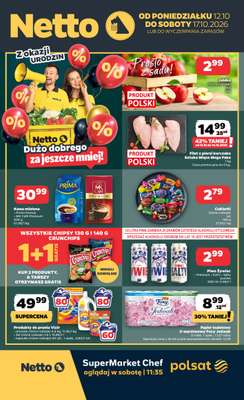 Netto - gazetka promocyjna Gazetka Spożywcza od poniedziałku 12.10 do soboty 17.10