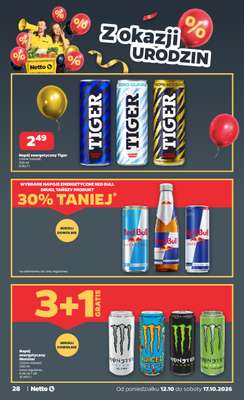 Netto - gazetka promocyjna Gazetka Spożywcza od poniedziałku 12.10 do soboty 17.10 - strona 28