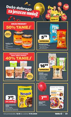 Netto - gazetka promocyjna Gazetka Spożywcza od poniedziałku 12.10 do soboty 17.10 - strona 23