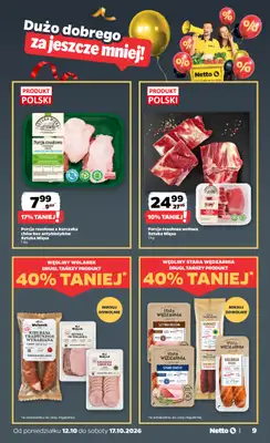 Netto - gazetka promocyjna Gazetka Spożywcza od poniedziałku 12.10 do soboty 17.10 - strona 9
