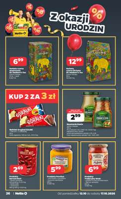 Netto - gazetka promocyjna Gazetka Spożywcza od poniedziałku 12.10 do soboty 17.10 - strona 26