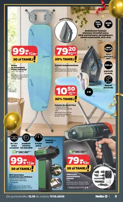 Netto - gazetka promocyjna Urodzinowe inspiracje tygodnia od poniedziałku 12.10 do soboty 17.10 - strona 5