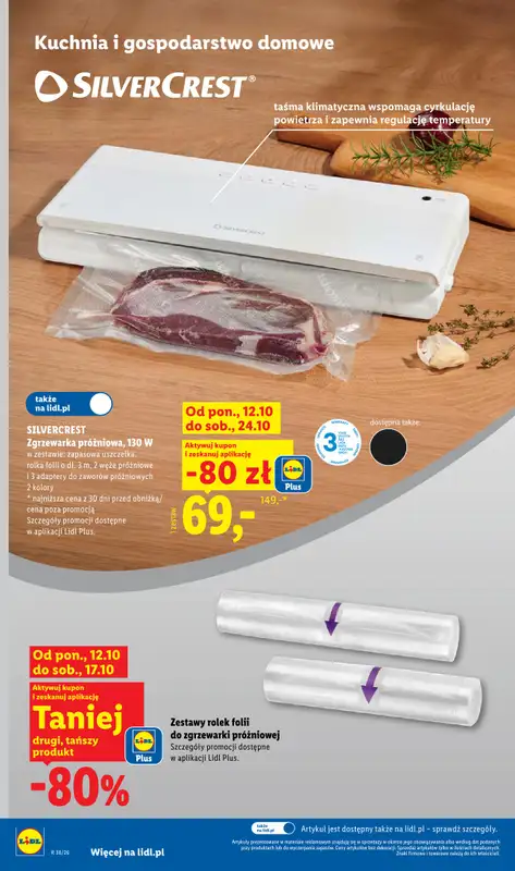 Lidl - gazetka promocyjna Od poniedziałku od poniedziałku 12.10 do środy 14.10 - strona 46