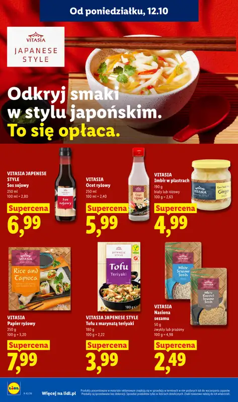 Lidl - gazetka promocyjna Od poniedziałku od poniedziałku 12.10 do środy 14.10 - strona 66
