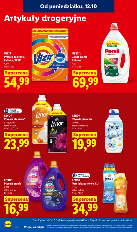 Lidl - gazetka promocyjna Od poniedziałku od poniedziałku 12.10 do środy 14.10 - strona 108