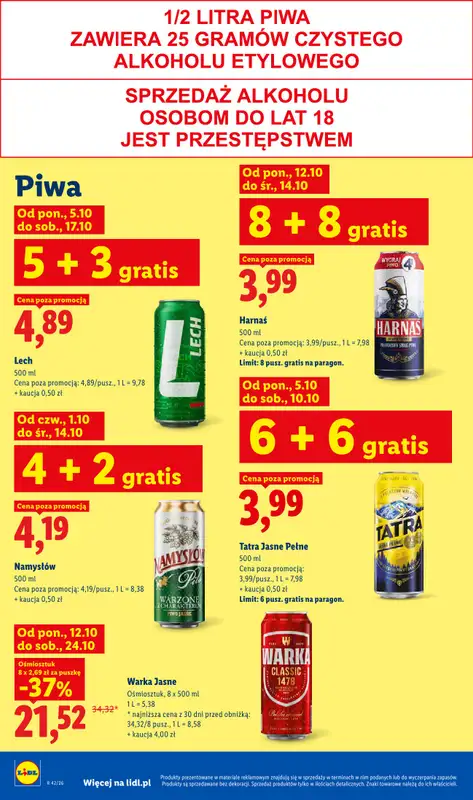 Lidl - gazetka promocyjna Od poniedziałku od poniedziałku 12.10 do środy 14.10 - strona 96