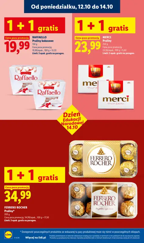 Lidl - gazetka promocyjna Od poniedziałku od poniedziałku 12.10 do środy 14.10 - strona 4