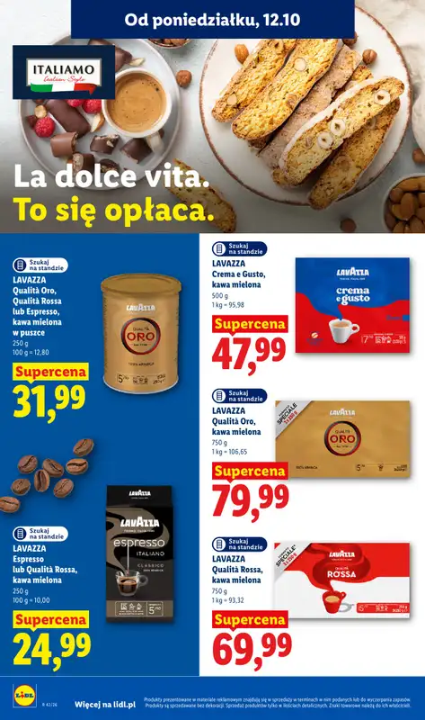 Lidl - gazetka promocyjna Od poniedziałku od poniedziałku 12.10 do środy 14.10 - strona 64