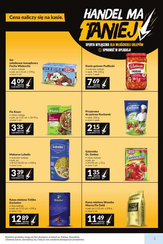 Makro - gazetka promocyjna Mega oferty dla Twojego Sklepu od wtorku 13.10 do poniedziałku 26.10 - strona 3