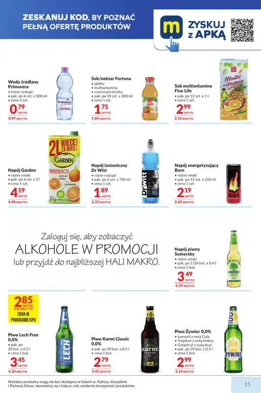 Makro - gazetka promocyjna Mega oferty dla Twojego Sklepu od wtorku 13.10 do poniedziałku 26.10 - strona 15