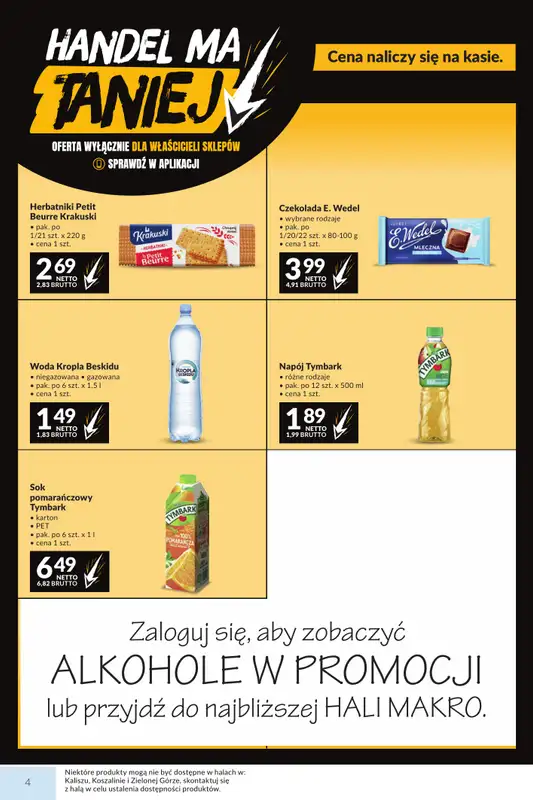 Makro - gazetka promocyjna Mega oferty dla Twojego Sklepu od wtorku 13.10 do poniedziałku 26.10 - strona 4