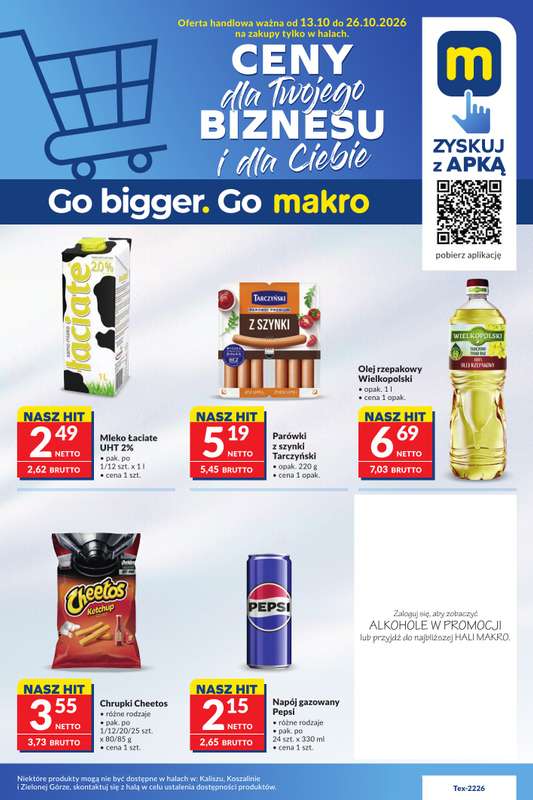 Makro - gazetka promocyjna Mega oferty dla Twojego Sklepu od wtorku 13.10 do poniedziałku 26.10