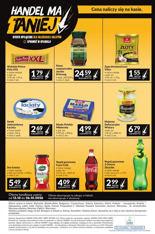 Makro - gazetka promocyjna Mega oferty dla Twojego Sklepu od wtorku 13.10 do poniedziałku 26.10 - strona 21