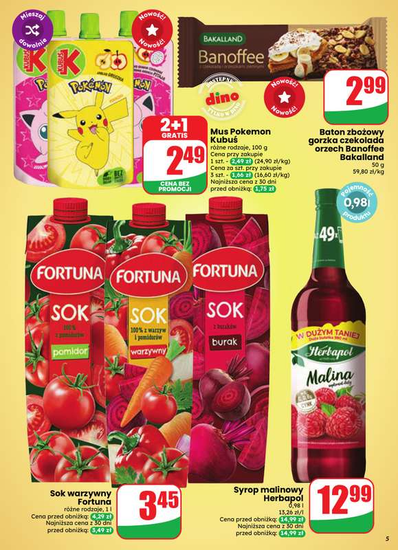 Dino - gazetka promocyjna Gazetka 41 / 2026 od środy 07.10 do wtorku 13.10 - strona 5