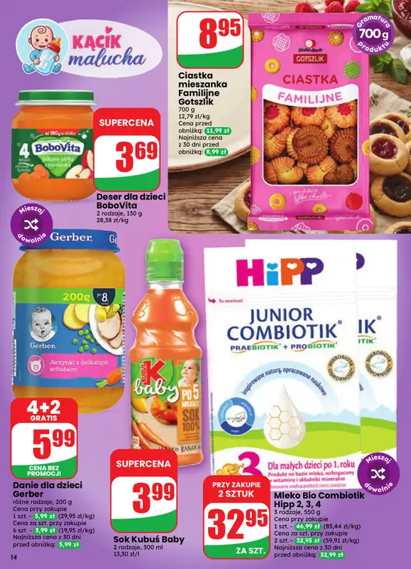 Dino - gazetka promocyjna Gazetka 41 / 2026 od środy 07.10 do wtorku 13.10 - strona 14
