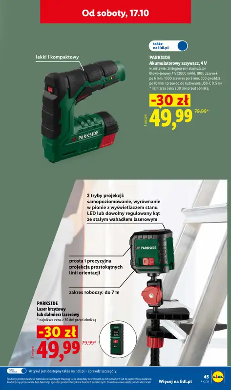 Lidl - gazetka promocyjna Katalog od poniedziałku 12.10 do soboty 24.10 - strona 55