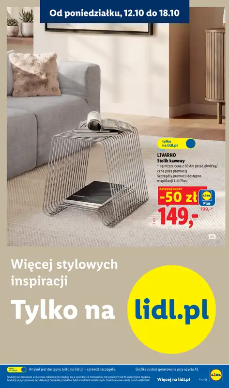 Lidl - gazetka promocyjna Katalog od poniedziałku 12.10 do soboty 24.10 - strona 43