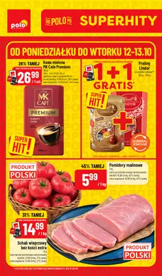 POLOmarket - gazetka promocyjna Super hity od poniedziałku 12.10 do wtorku 13.10