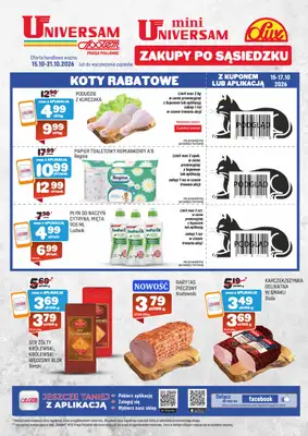 Społem Praga - gazetka promocyjna Gazetka od czwartku 15.10 do środy 21.10