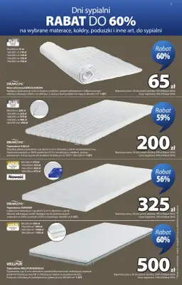 Jysk - gazetka promocyjna Świetna oferta dla domu. Rabat do 60% od poniedziałku 12.10 do niedzieli 25.10 - strona 5