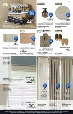 Jysk - gazetka promocyjna Świetna oferta dla domu. Rabat do 60% od poniedziałku 12.10 do niedzieli 25.10 - strona 15