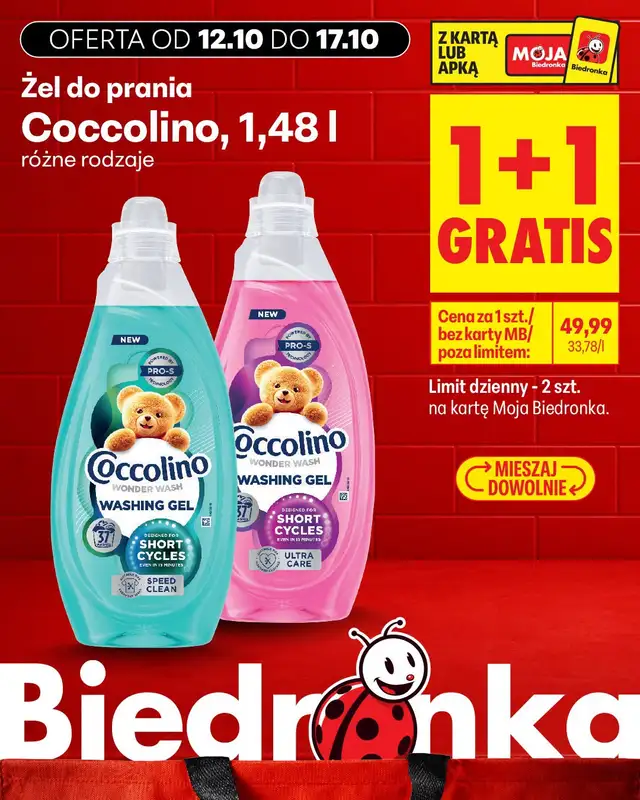 Biedronka - gazetka promocyjna Biedronkowe oszczędności od poniedziałku od poniedziałku 12.10 do środy 14.10 - strona 18
