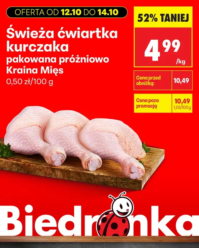 Biedronka - gazetka promocyjna Biedronkowe oszczędności od poniedziałku od poniedziałku 12.10 do środy 14.10 - strona 8